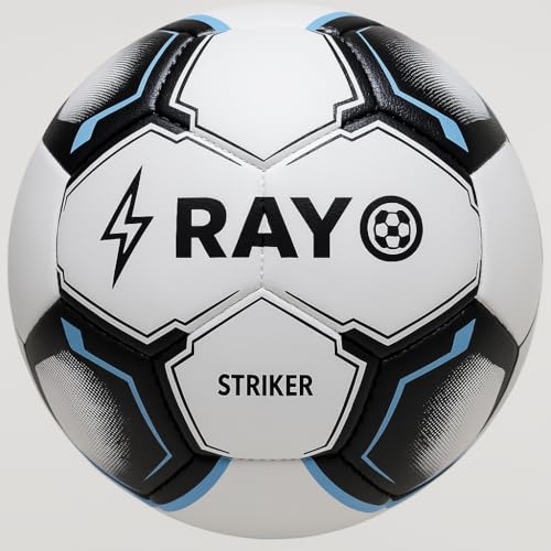 Ballon de football de taille 5 Rayo Striker multicolore pour l'entraînement en club