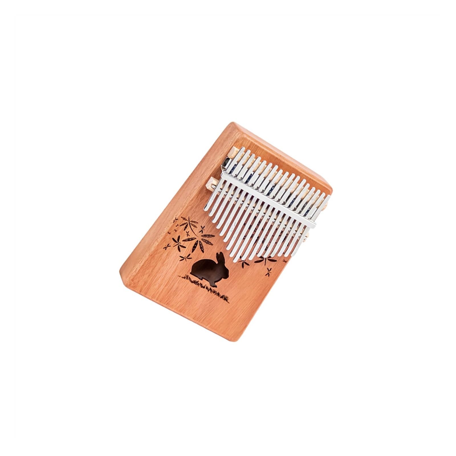 Anfänger Kalimba Massivholzfarbe Kalimba-Fingerklavier 17-Ton-Daumenklavier Holzkiste Kalimba