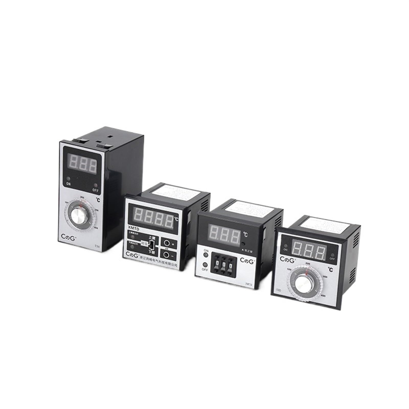 96*96mm Knopf AC 220V 380 24V 0- 300 400 1200 Grad KJ PT100 Typ Relais digitale Thermostat Anzeige Temperatur Controller(J 0-400 Degree,24V)