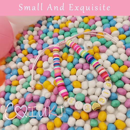 Big Sister Bracelets Gifts, Birthday Gifts Bracelets Charm Jewelry for Daughter Niece Sister Jewelry (6.5in+4in Adjustable)4