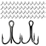 Drilling Angelhaken | Robuste Edelstahl Jig Angelzubehör - 50 Stück Jig Angelhaken,Für Wels Barsch Und Forelle In Süßwasser Und Salzwasser Für Alligator Fluss Wanderung
