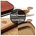 Caramella Bubble Wood Grain Placemats Hard Placemats Cork Backed Set of 4 Colourful Print Heat Resistant Mat for Table