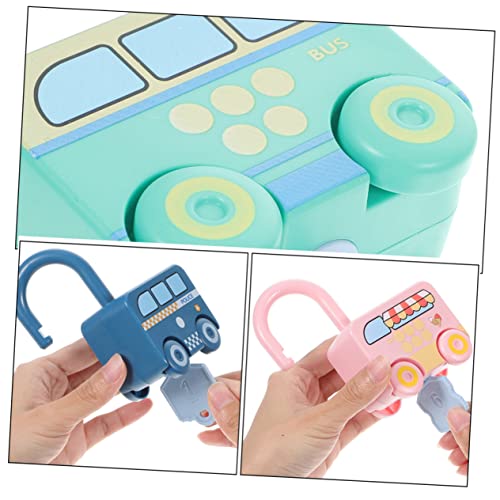 TOYANDONA 3 Pecas Brinquedo De Desbloqueio Chave Brinquedo Sensorial Correspondente Brinquedos Monte