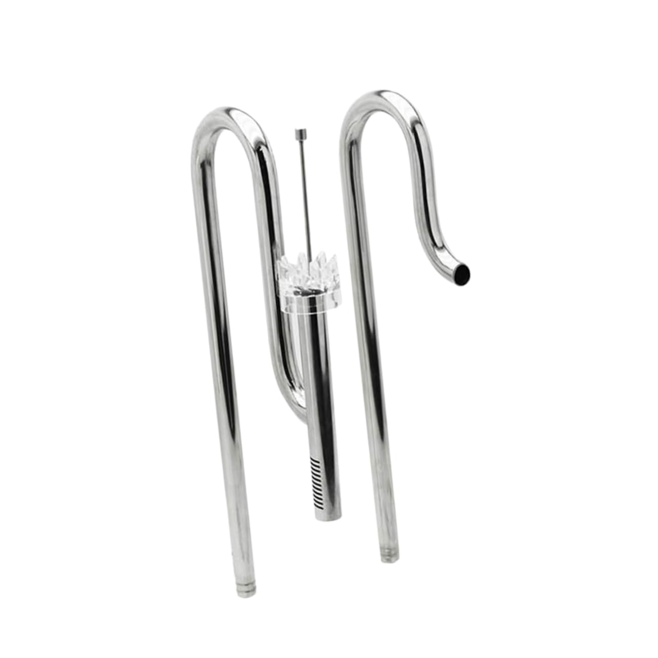 Ipetboom Acuario de Pipa de Lirio tubería de Agua de Acero Inoxidable Manguera de Ducha tubería de Agua de Salida de Entrada tubería de Agua del Acuario Mini Tubo de pecera Colocar