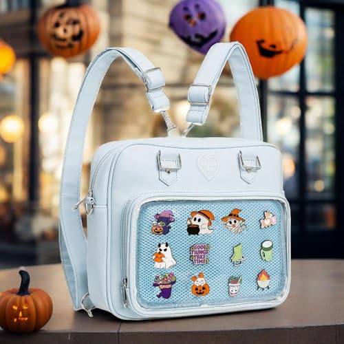 Ita Bag Crossbody Handbags Kawaii Shoulder Purse Square Backpack with Insert Anime Pins Display
