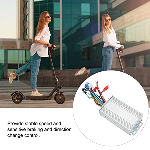 Motor Brushless Controller 48V 500W Aluminium Alloy 2 Mode Speed Motor Control Box for Electric Bike