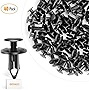 GOOACC Nylon Bumper Fastener Rivet Clips Car Door Clip Panel Audio Video Dashboard Dismantle Kits Installer Pry Tool (40PCS Fastener Rivet Clips)