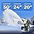 NovorikX 60V Self-Propelled 24-Inch Cordless Snow Blower, 20" Intake Height, 200° Adjustable Chute & 0–80° Deflector, Throws up to 50 ft, LED Headlight, (2) 10Ah Batteries & Charger Included