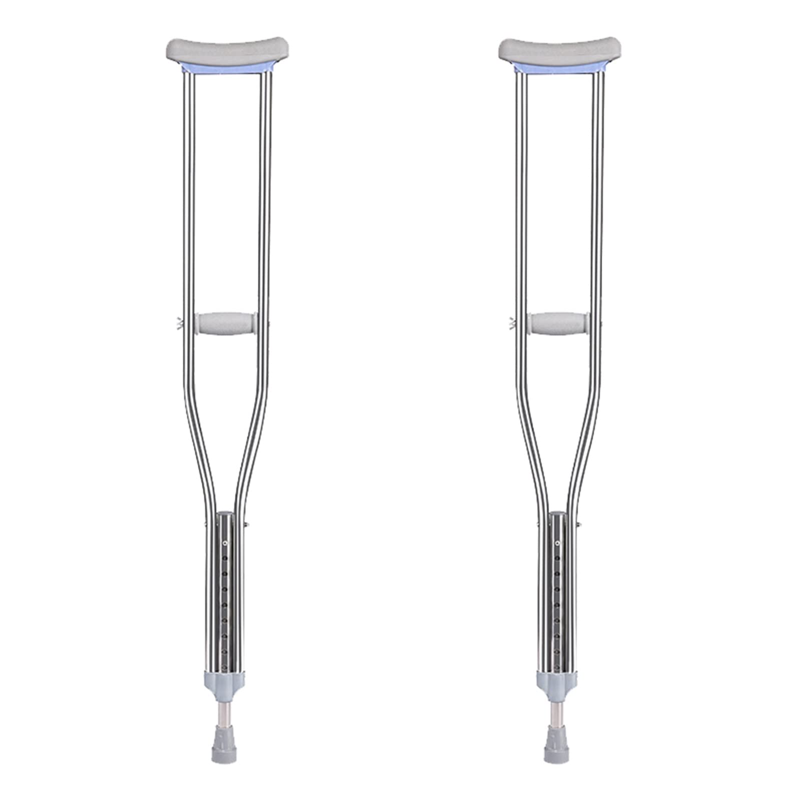 Béquilles de marche en aluminium légères avec coussinets confortables - 7