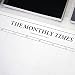 Monthly Times Desk Notepad