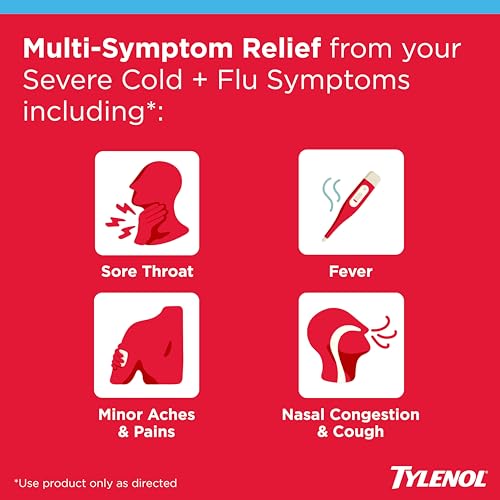Tylenol Cold + Flu Severe Day & Night Caplets, Combo Pack, 24 Ct - image 2