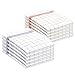 SAMMARA x 10 Strofinacci Cucina, Canovacci da Cucina Molto Assorbente e Facilmente Lavabile, Asciugapiatti da Cucina Taglia 70 x 50 cm, Strofinacci Cucina Spunga 100% Cotone, Colore 5 Blu + 5 Rosso