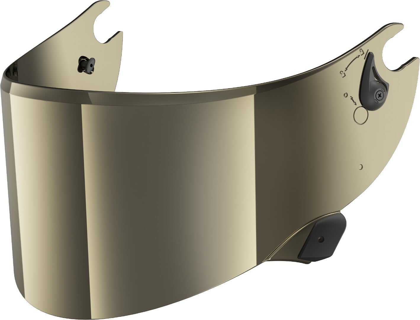 Shark Casque moto Mixte Vz10031pgld Ecran
