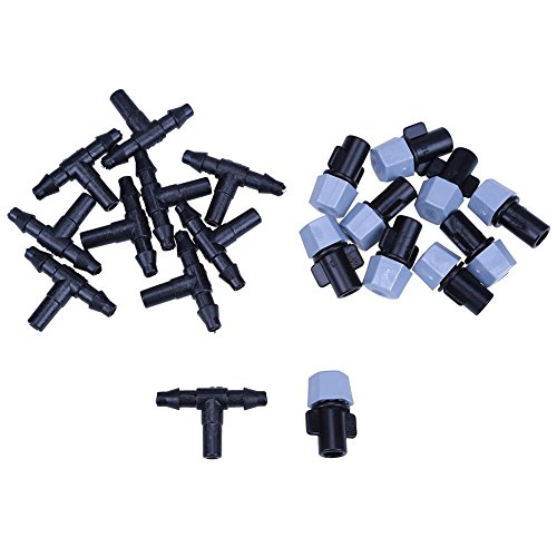 Starnearby Adjustable Garden Spray Sprinkler Heads Misting Watering Irrigation Nozzle