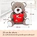Imagen de Gdecora Oso de Peluche con sobre Rojo para Mensaje Personalizado