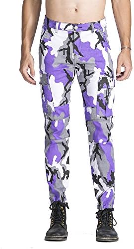 Idopy Men`s Street Style Camouflage 