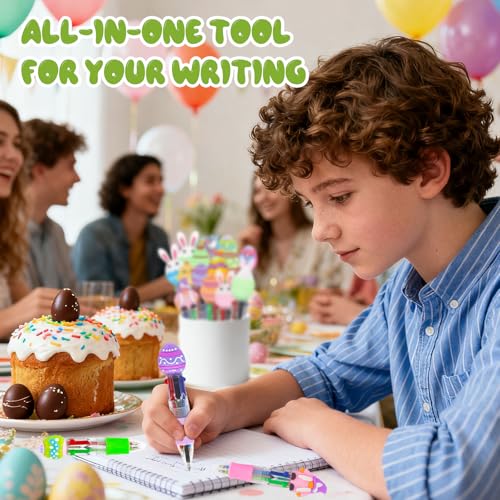 Save 41% on 30 Pcs Easter Multicolor 4-in-1 Fun Pens