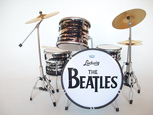 Music Legends Collection - Batterie Miniature Ludwig Black Oyster Ringo Starr Beatles