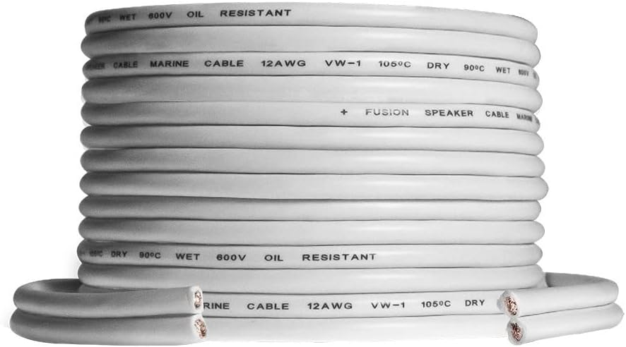 Fusion 010-12898-20 Speaker Wire - 12 Awg 328&39; [100m] Roll