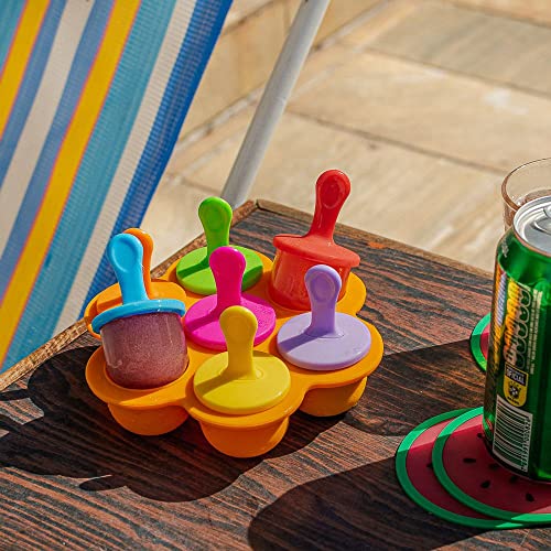 MOZCADA Forma para 7 Picolés de Silicone