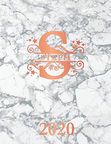 Steph: 2020. Personalized Name Weekly Planner 2020. Monogram