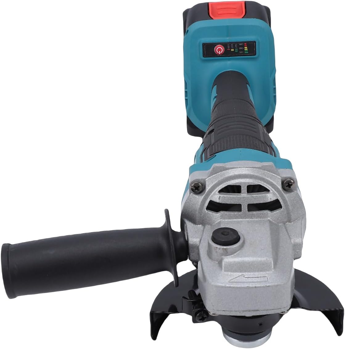 Cordless Brushless Electric Metal Grinder Spindle Lock 3 Speed Polisher Handheld Grinding Wheel Tools (2 Batteries 1 Charger Paper Box US Plug 110V)