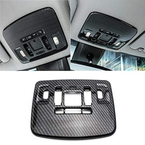 Xotic Tech Reading Dome Map Light Cover Trim, Carbon Fiber Pattern, Compatible with Camry 2018-2025 (with Panoramic Moonroof Only)