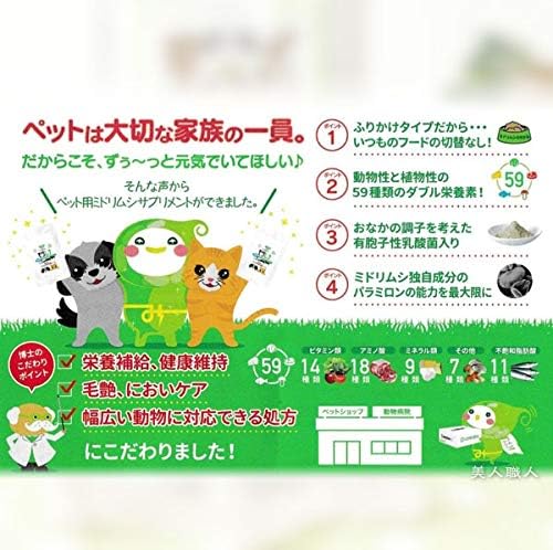 Amazon モグレナ 30g ペット 犬 猫など 用 ミドリムシ サプリメント ミドリムシのちから ビタミン サプリメント 通販