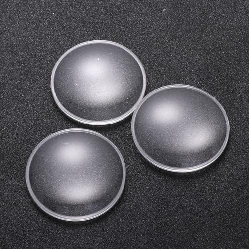 Image of Hemobllo Magnifier 1.6 Inch Double Convex Acrylic Lens Reading Repair 60pcs