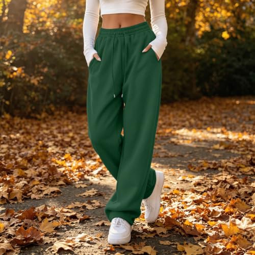 Baggy sweatpants for women Wide Leg drawstring pants with Pockets - image 6