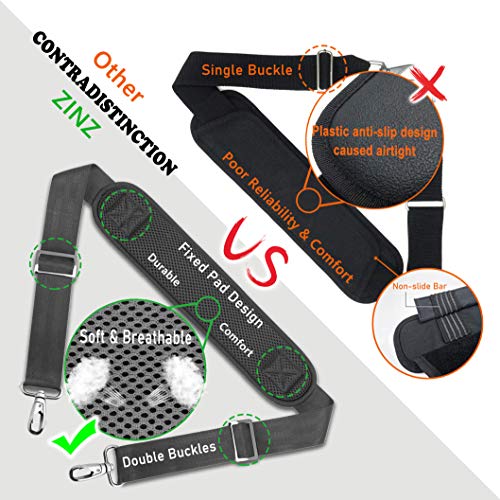 Image of ZINZ Bag Shoulder Strap, Padded Adjustable Shoulder Strap Replacement
