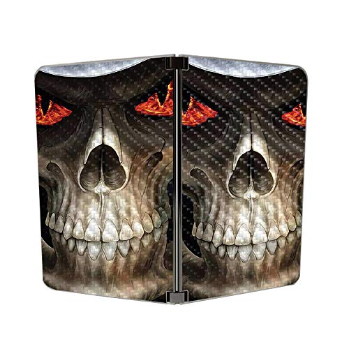 Image of MIGHTY SKINS MightySkins Carbon Fiber Skin for Microsoft Surface Duo - Evil Reaper | Protective, Durable Textured Carbon Fiber Finish | Easy to Apply, Remove, and Change Styles | Made in The USA