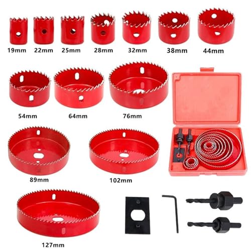 Set de Brocas Core Drill 19-127mm 8 Piezas con Caja miniatura 4