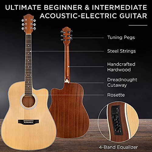 Best Choice Products SKY5049 Beginner Acoustic Electric Guitar Starter Set W/ 41In thumb #2