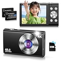 Amazon | デジカメ 4K デジタルカメラ オートフォーカス 4800万画素