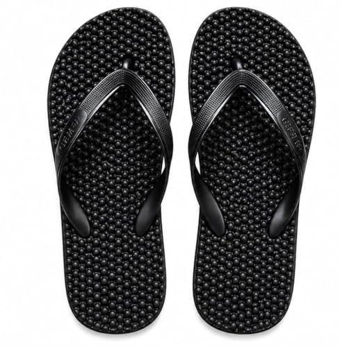 Image of Men's Stylish Rubber & EVA Slippers for Men and Boys | Lightweight Comfortable Flip Flops | Anti-Slip Casual Daily Wear Indoor Outdoor Slippers