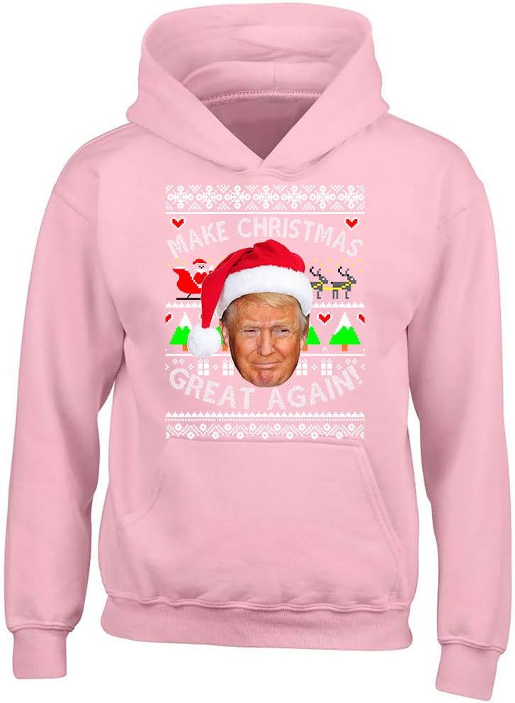 CRAZYDAISYWORLD Trump Make Christmas Great Again Hoodie Sweater