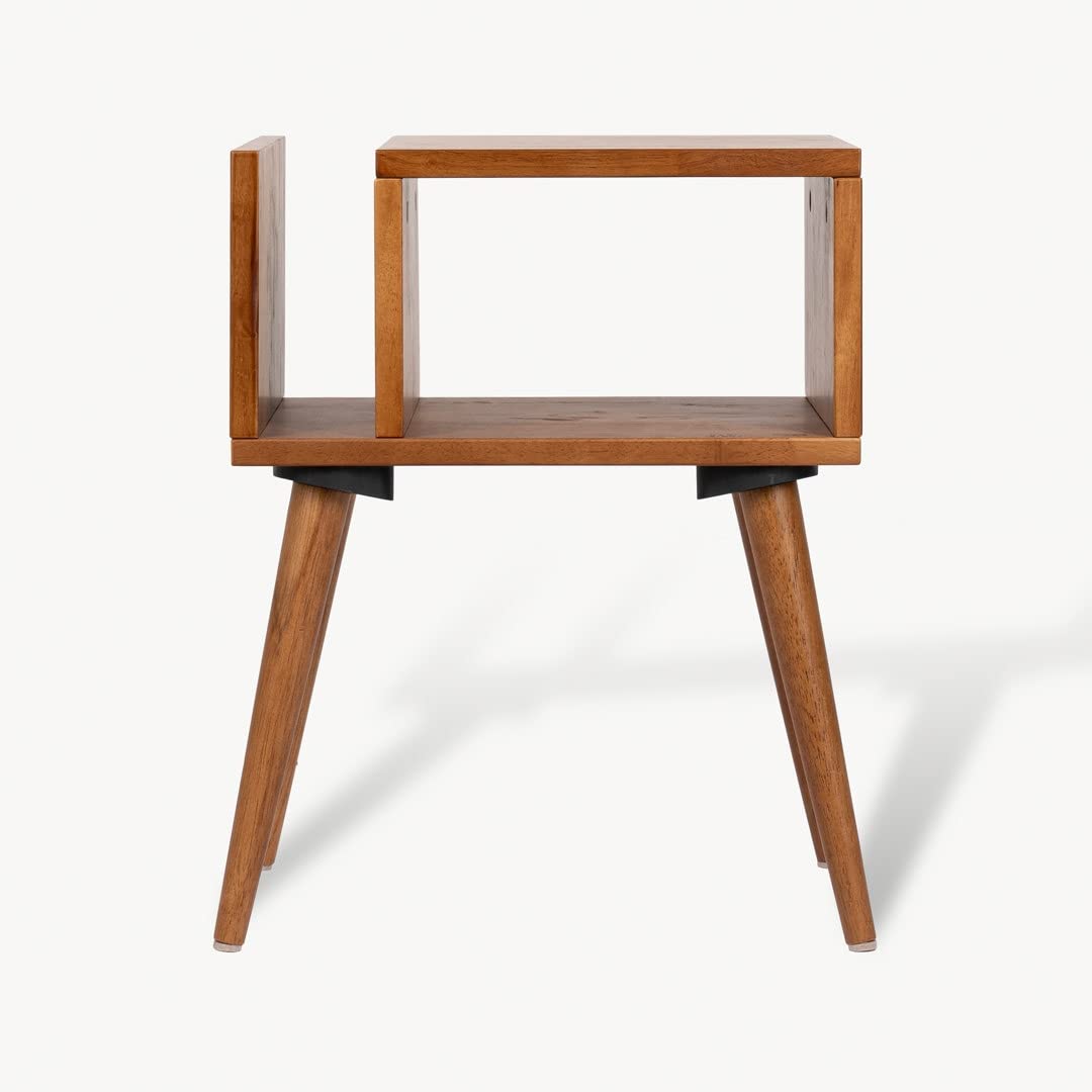 OC HomeOc Home Luana Bedside Table Walnut 40.00X30.00X51.00X0.00 Walnut