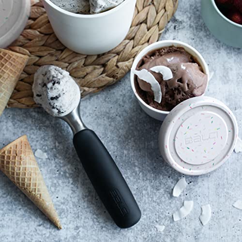 Image of BALCI 8oz Mini Ice Cream Containers - Set of 4 (White Sprinkles)