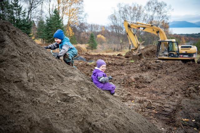 OAKI Rain and Trail Suit - The Ultimate Kids & Toddler Rain Suit for Boys & Girls - Perfect Muddy Buddy Rain Overalls Toddler4