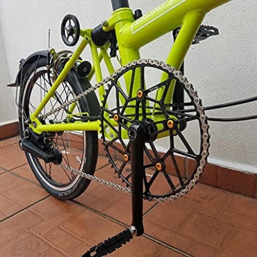 Plateau 56T Brompton LITEPRO noir : pignon de pédalier ultra léger 103g pour cyclisme urbain