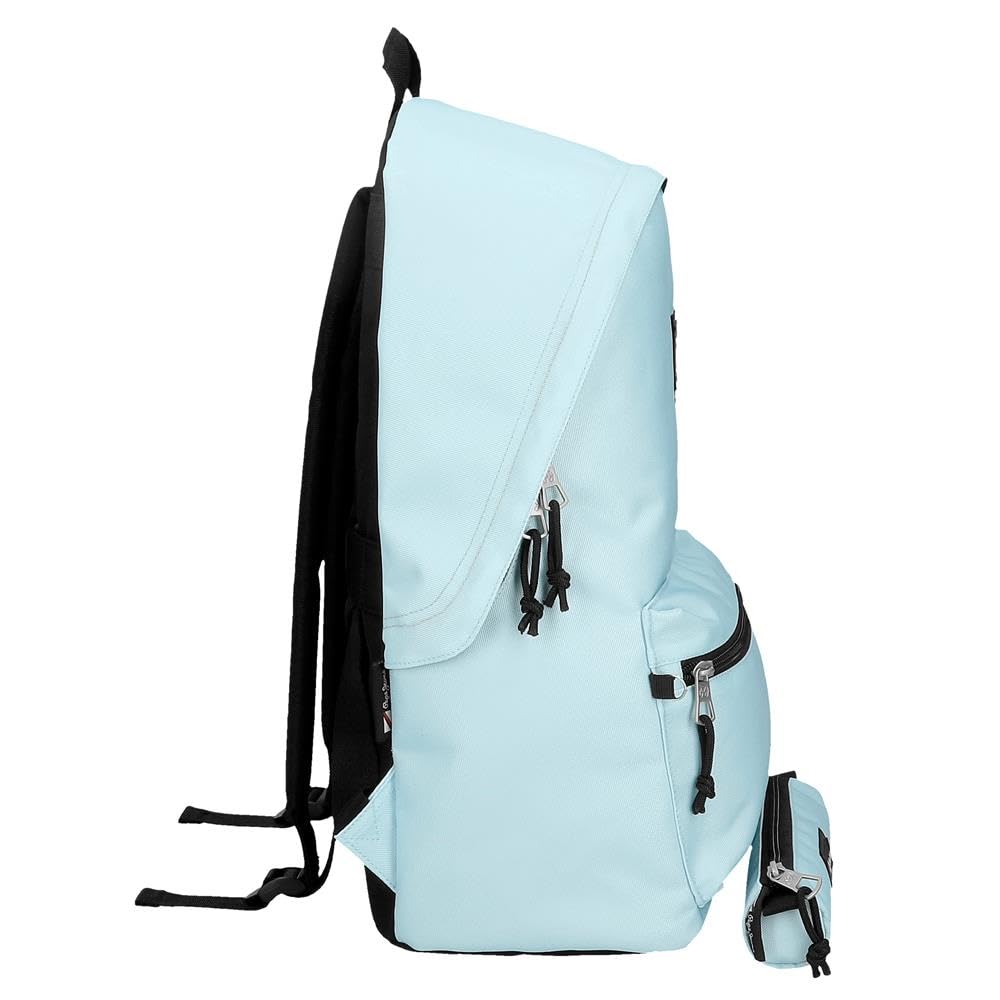 Pepe Jeans Aris Mochila para Portátil, Azul, Portátil 15,6 pulgadas