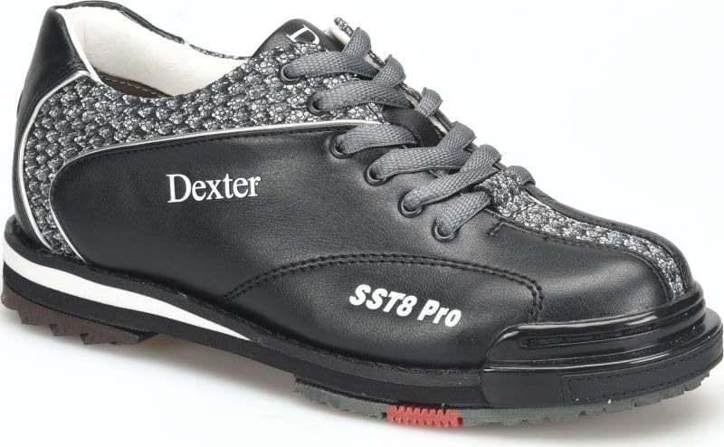 Dexter Mens SST 8 Pro Bowling Shoes - Black/Grey 6.5