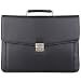 Leather Briefcases for Men by Jack&Chris 14'' Laptop Messenger Bag for Office Business Travel School
