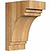 Ekena Millwork COR06X08X12PEC00RWR 6"W x 8"D x 12"H Pescadero Rough Sawn Corbel, Western Red Cedar