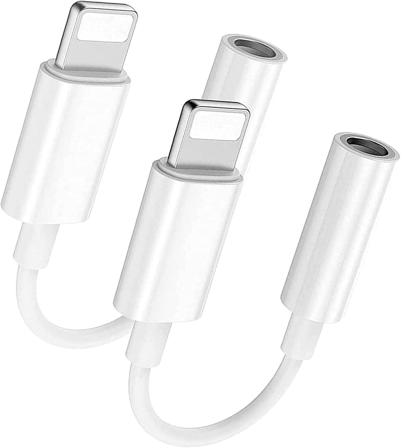 Lightning to 3.5 mm Jack Headphone Adapter (iPhone Audio Adapter, AUX