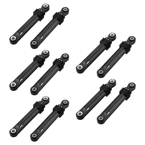 10 Pcs 100N For Washing Machine Shock Absorber Washer Front Load Part Black Plastic Shell Home Appliances Accessories
