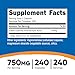 Nutricost GABA (Gamma Aminobutyric Acid) 750mg, 240 Capsules, 240 Servings - Non-GMO, Gluten Free