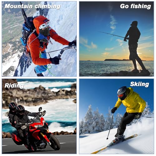 2 peças de máscara de esqui balaclava para homens, Under Armour Skimask para mulheres, balaclava pre