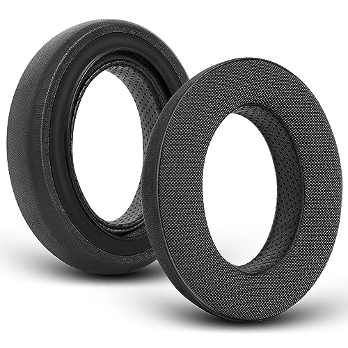Almohadillas de repuesto Gvoears nuevas en 2023 para auriculares Sennheiser HD650/HD600/HD660S/HD545/HD525/HD535, almohadillas para orejas también compatibles con MassdropX HD6XX/HD58X y HD580/HD565 Jubilee, espuma viscoelástica, color negro